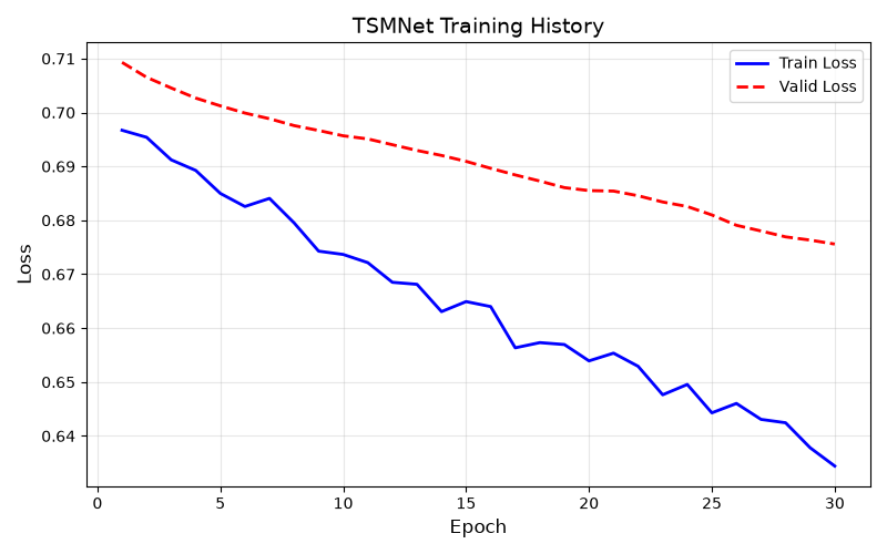 TSMNet Training History